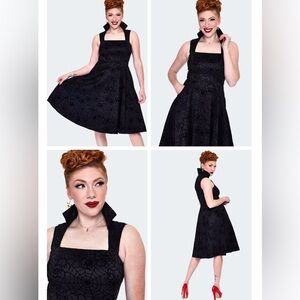Voodoo Vixen Black Strapless Dress